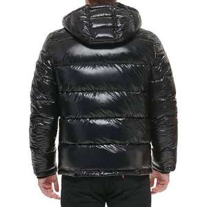 Veste matelassée décontractée pour homme, coupe ample, imperméable, en toile, coupe-vent, chaude, style décontracté, épaules dénudées - Product Image 4