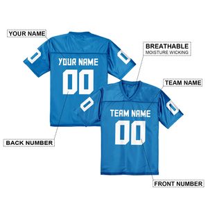 2024 personnalisé Football américain porter des uniformes courts entièrement personnalisables broderie imprimé maillots élégant Sublimation TF - Product Image 3