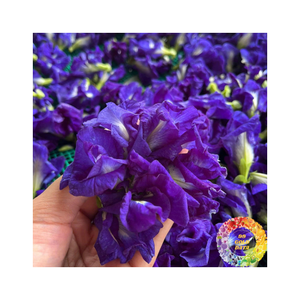 ชาดอกถั่วผีเสื้อสีน้ำเงินแห้งที่มีรสชาติดีเยี่ยมเหมาะสำหรับการทำอาหารของหวานและเครื่องดื่ม - Product Image 1