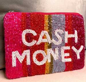 Prix de gros Top arc-en-ciel argent argent porte-monnaie perle sac pochette pour femmes et filles - Product Image 3