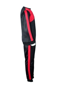 ชุดวอร์มผู้ชาย ชุดวอร์มผู้ชายและผู้หญิง สกรีนโลโก้ได้ ชุดวอร์มสีดำแบบยูนิเซ็กซ์ ชุดกีฬาสองชิ้น ชุดออกกำลังกาย รับผลิตแบบ OEM ODM ขายส่ง ชุดออกกำลังกาย - Product Image 2