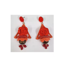 Vente chaude ethnique graine perlée boucles d'oreilles pour femmes Style lapin classique avec perle d'imitation pour les fêtes - Product Image 6