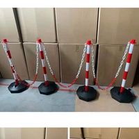 Poteau de signalisation routière réfléchissant à prix abordable, délimiteur de voie, poteau de sécurité routière flexible avec base