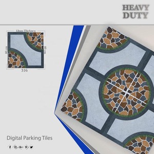 Vistaar Usine Prix 400x400mm Porcelaine Antidérapante Heavy Duty Parking Céramique Numérique Anti-Dérapant Vitrifié Carreaux de Sol 40x40cm - Product Image 1