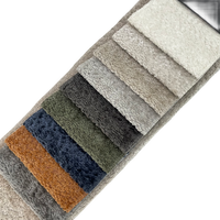 Tissu en chenille teinté tricoté moelleux 100% polyester pour la tapisserie de canapé, le canapé, le coussin, la couverture, la voiture