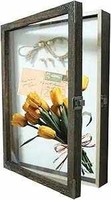 Porte-photo carré en bois découpé au laser, couleur personnalisée, 3 tailles, épaisseur du matériau 3 mm/4 mm (1/8 pouce), léger
