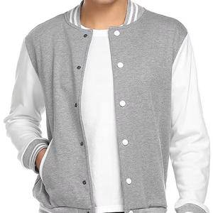 Vente en gros de vestes d'université d'hiver froid personnalisées pour hommes, manteau épais, vêtements d'extérieur en toile avec broderie à la mode, style Letterman - Product Image 3