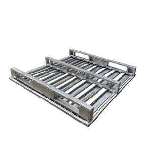 Palette en acier galvanisé à un seul côté Palette en acier galvanisé avec revêtement en poudre Matériel de stockage en rack Palette en acier 1200 X 1000 Plateforme en acier - Product Image 4