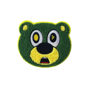 Chenille tissée personnalisée en gros sur des patchs de broderie à coudre Patchs brodés avec logo 3D en fer - Product Image 3