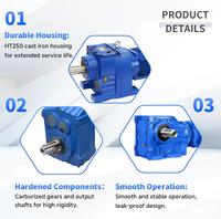 Moteur-réducteur hélicoïdal à arbre parallèle personnalisé Drivemotion Série F, triphasé AC, 20 CV, 240V 400V 660V, 20:1