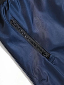 Chaqueta de bombardero de alta calidad hecha a medida para hombre, tela de lona de calidad de talla grande con chaqueta de alta visibilidad con logotipo para hombre - Product Image 5