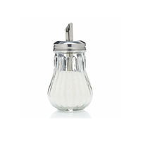Verseur de sucre Distributeur de sirop de café et de miel Pot en verre Bouteille d'huile de vinaigre Bouteille d'assaisonnement avec couvercle en acier inoxydable