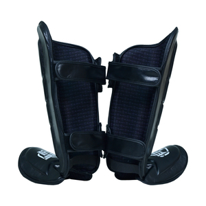 BFW Muay Thai Custom New PU Leg Kick Guard Protector Suitable for Muay Thai Training Shin Guard Leg <b>Foot</b> Protectors and Gear - Product Image 5