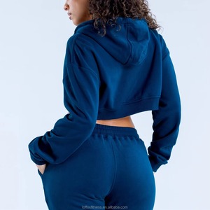 MS537 Manufacturer Wholesale Custom Streetwear Heat-Transfer Printed <b>Sweatsuit</b> Heavyweight Oversized Fleece <b>Women</b> Autumn Beaded - Product Image 2