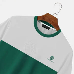 Camisetas con logotipo personalizado para hombre algodón transpirable/fibra de bambú bajo MOQ al por mayor - Product Image 4