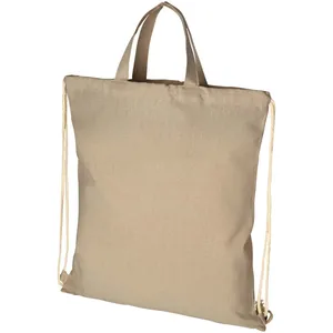 Pheebs Recycled Sustainable <b>Backpack</b> <b>Drawstring</b> Sportpack for Promotional Merchandising - Product Image 1