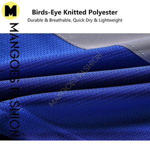 Polos Rayas y Bolsillos de Color Azul-Clase 2 Ropa de Seguridad de Construcción Hombres Mujeres, Ropa de Trabajo Personalizable - Product Image 5