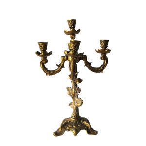 Incroyable chandelier T-Light poli doré de qualité supérieure de fabrication indienne pour la décoration de la maison et de mariage - Product Image 2