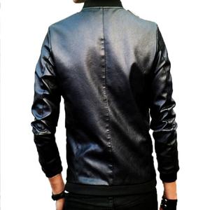 2025 nuevos abrigos y chaquetas de cuero para hombre, colección de lona al por mayor con cuello levantado, accesorios de temporada de invierno - Product Image 5