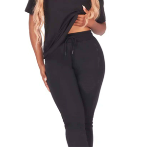 Conjunto de chándal de camiseta para mujer cómodo y elegante-Perfecto para ropa informal y atlética-Tela de alta calidad - Product Image 5