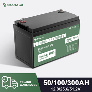 Smaraad 12.8V <span class=keywords><strong>Solar</strong></span> Home Energy Storage <span class=keywords><strong>Battery</strong></span> Pack 100ah para 300ah Lifepo4 <span class=keywords><strong>Li</strong></span>-<span class=keywords><strong>Ion</strong></span> de lítio para carrinhos de golfe e barcos - Product Image 2