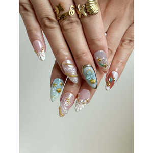 Uñas Postizas Atlantis Glow, Arte de Uñas con Efecto Brillante - Product Image 4