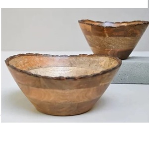 Vajilla para Cena, Servidor de Alimentos, Tazón de Madera Personalizado, Uso en Catering, Almacenamiento de Palomitas de Maíz, Tazones Redondos Únicos - Product Image 4