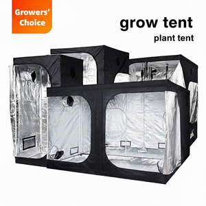 Kit Complet Noir de Tente de Culture pour Plantes 600D en PE, Cadre Métal et Plastique – Box de Culture Professionnelle - Product Image 1