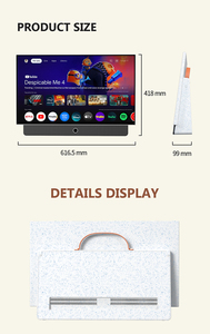 Téléviseur extérieur intelligent de 24 pouces avec écran Google, batterie rechargeable, 1080P FHD, moniteur avec haut-parleur, portable, Google <span class=keywords><strong>TV</strong></span> - Product Image 5