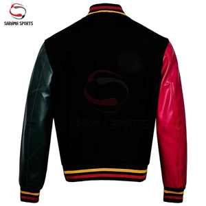 Chaqueta Universitaria Letterman para Hombre con Bordado Griego, Servicio OEM Personalizable, Accesorio de Moda Masculina - Product Image 5