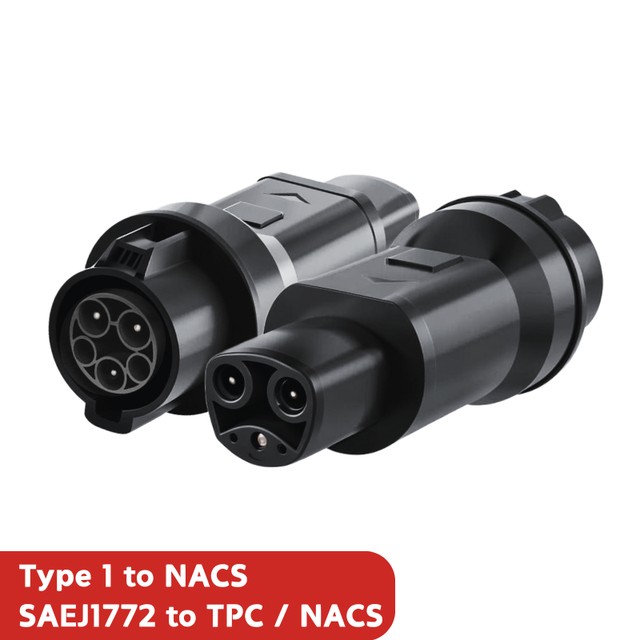Electric Vehicle Type1 to NACS Charger Connector Adapter 32A EV Charger Adaptor SAE J1772 to NACS EV Charging Adaptor for Tesla