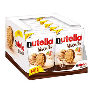 Proveedor directo de barras de galleta con chocolate y avellanas Nutella Ferrero a precio mayorista 304g - Product Image 1