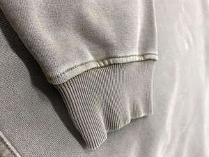 Plus tamaño 400gsm peso pesado personalizado de gran tamaño hombres ácido lavado con capucha vintage liso sudaderas con capucha a granel - Product Image 2