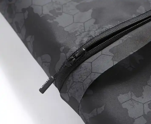 เสื้อกันลมผู้ชาย, แจ็คเก็ตกันลมกันน้ำน้ำหนักเบามีฮู้ดระบายอากาศไนลอนโพลีเอสเตอร์ - Product Image 6