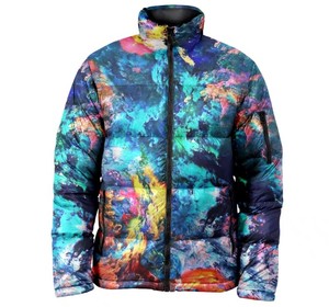 OEM Custom Men's Long Winter <b>Puffer</b> <b>Jacket</b> Waterproof Windproof <b>Thin</b> Warm <b>Jacket</b> with Sublimation Print By OVERSEAS SPORTS - Product Image 2