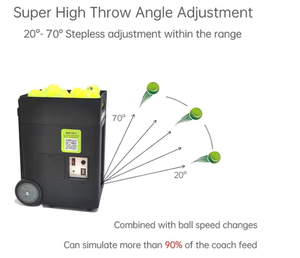 OFERTA: NUEVO STOCK Máquina Lanzapelotas de Tenis de Alta Gama con Control Remoto para Entrenamiento Deportivo con Raqueta - Product Image 4