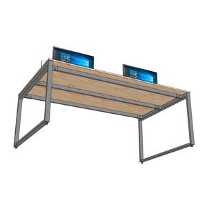 Mesa de Centro Minimalista para 4 Personas, 200x120cm, Rectangular, Sistema HBRT095, Madera de Caucho con Patas de Hierro - Product Image 2