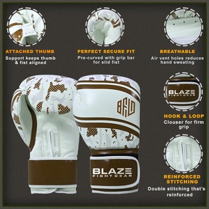 Guantes de Boxeo ULTRA para Sparring, Entrenamiento de Kickboxing, Muay Thai, MMA, Grado Profesional, para Saco de Boxeo, Cuero Genuino de Secado Rápido - Product Image 6