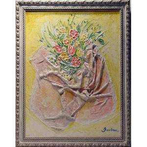 Peinture sur toile unique, art mural, peinture à l'huile espagnole, prête à accrocher, pour décoration murale de la maison, 50 x 70 Abcp-40 - Product Image 1