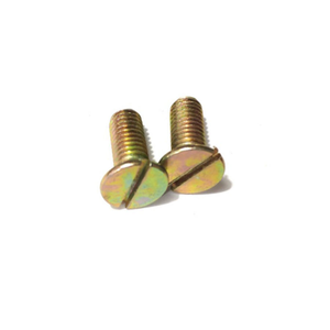สกรูหัวจมแบบมีร่องชุบสังกะสีสีตามสั่ง - Product Image 1