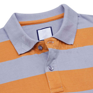 Polo informal ajustado para hombre con escote de botón, ideal para viajes, trabajo, absorción de humedad o actividades al aire libre - Product Image 4