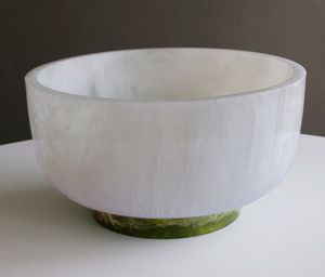 RESIN Customized Hot Selling Round Shaped Resin <b>Salad</b> <b>Serving</b> <b>Bowl</b> for Wedding Party Table Decoration Resin <b>Bowl</b> - Product Image 4