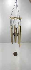 Carillons éoliens en aluminium à 9 tubes en gros avec tubes métalliques de méditation imprimés UV et grand prisme en cristal de verre Amazing Grace Breeze - Product Image 5