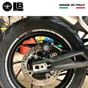 Kit Strisce Adesive per Ruote Triumph Tiger 900/850 19-17, Adesivi Decorativi per Cerchioni Compatibili con Protezione Serbatoio - Product Image 3