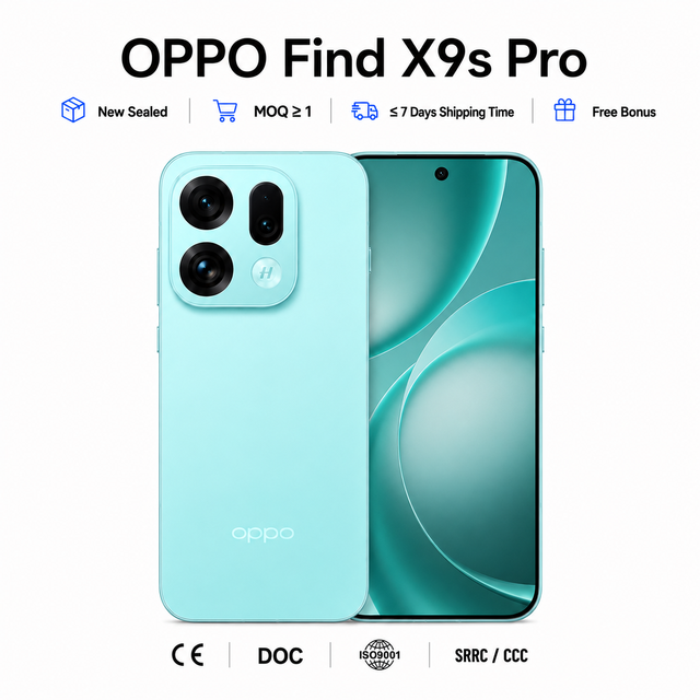OPPO Find X9s Pro 5G CDMA Octa Core 6.32" 144Hz 1.5K AMOLED Display Dimensity 9500 Hasselblad 200MP Ultra-Clear Camera 7000mAh