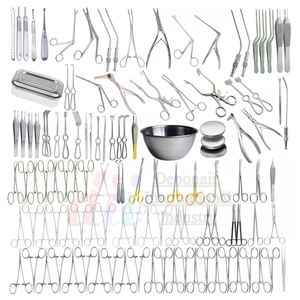DEBONAIR Vente flash Ensemble de chirurgie des tissus mous orthopédiques 125 pièces Ensemble d'instruments en acier inoxydable à pince manuelle Instruments chirurgicaux - Product Image 1