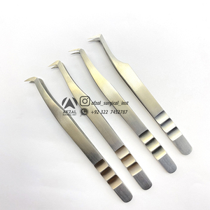 คอลเลคชั่นแหนบดีไซน์ลายเสือเคลือบกระดาษอย่างดี แบรนด์ส่วนตัว ผลิตจากสแตนเลส สำหรับต่อขนตา อุปกรณ์เสริมความงาม - Product Image 5