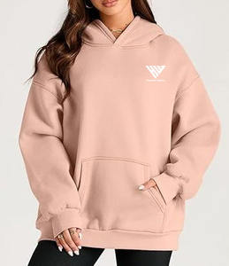 Sudaderas con Capucha para Mujer de Corte Regular, Producto Confiable, Nuevo Diseño, Sudadera con Capucha de Forro Polar con Logotipo Personalizado - Product Image 1