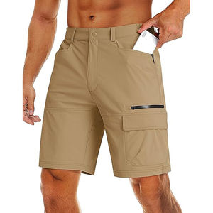 Short de jogging de course et de gym personnalisé pour hommes, short solide de sport pour hommes, taille moyenne, style décontracté, grande taille, grande poche, été - Product Image 4