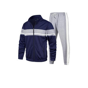 Ensemble de survêtement deux pièces pour homme, en molleton léger, chaud, respirant, à séchage rapide, pantalon de sport, sweat-shirt décontracté pour l'hiver, pour l'extérieur - Product Image 2